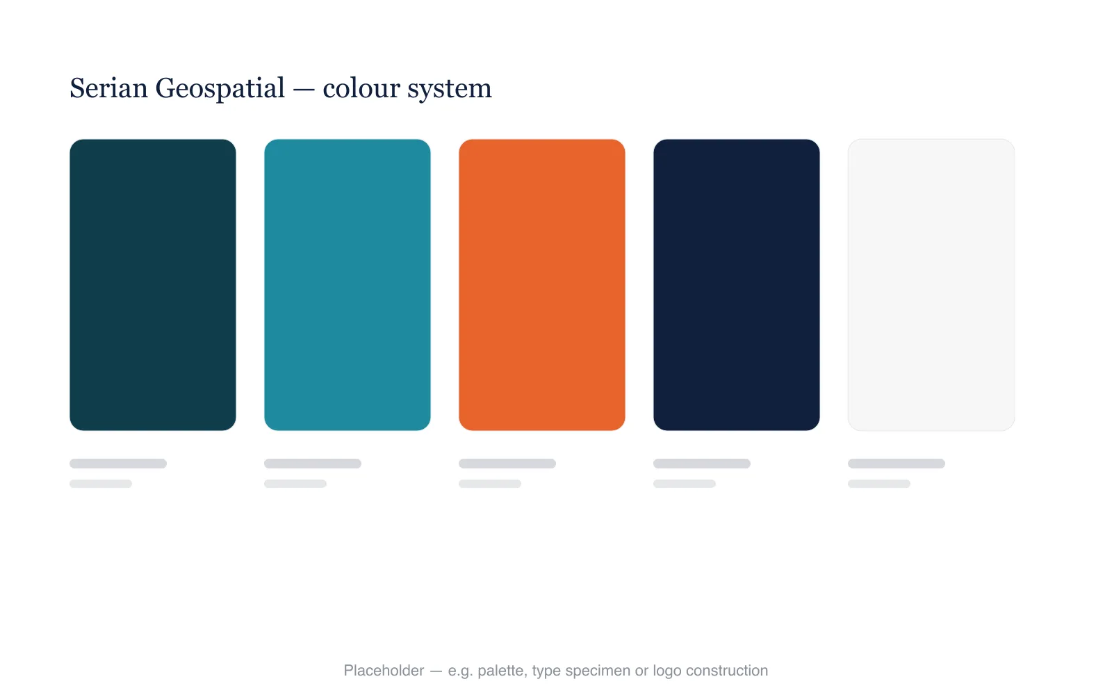 Figma board showing the brand exploration